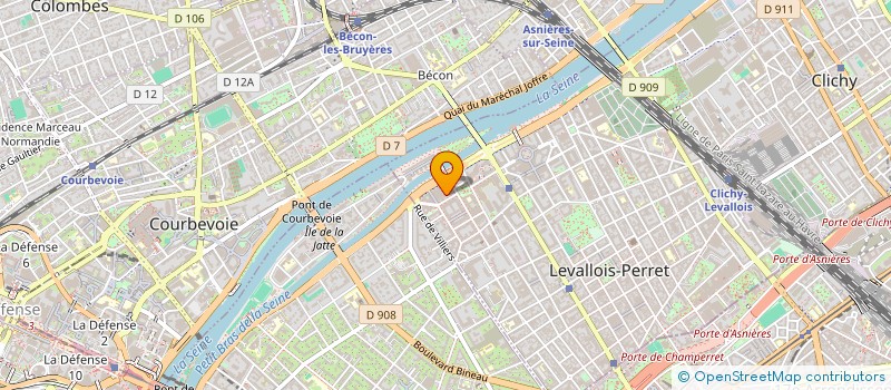 localisation de l'entreprise GROUPE JCDD à LEVALLOIS-PERRET