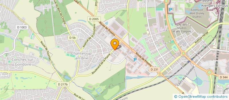localisation de l'entreprise GROUPE JDM à CHANTELOUP-EN-BRIE