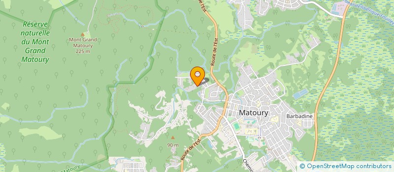 localisation de l'entreprise GROUPE JEANNE-ROSE  MATOURY