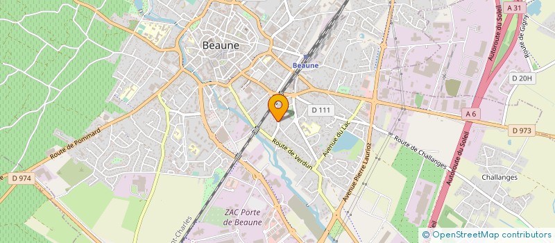 localisation de l'entreprise GROUPE JEUNES PROFESSIONNELS DE LA VIGNE à BEAUNE
