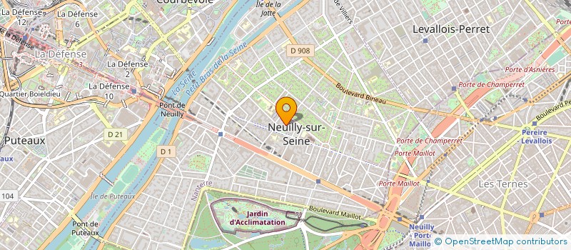 localisation de l'entreprise GROUPE JEUNESSE ET COMMUNICATION à NEUILLY-SUR-SEINE