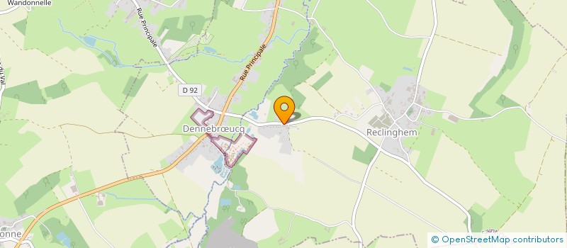 localisation de l'entreprise GROUPE JLC  RECLINGHEM