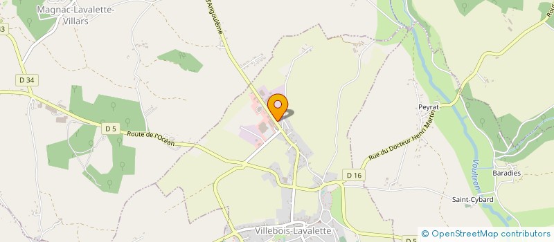 localisation de l'entreprise GROUPE JLF à VILLEBOIS-LAVALETTE