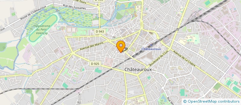 localisation de l'entreprise GROUPE JLG INVESTISSEMENT à CHATEAUROUX