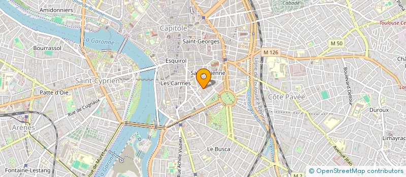 localisation de l'entreprise GROUPE JM COM  TOULOUSE