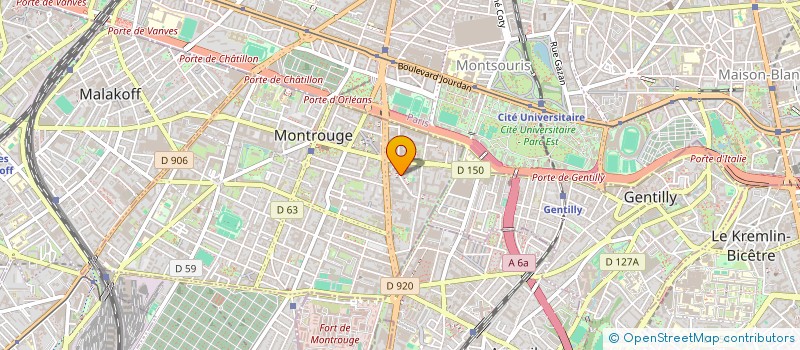 localisation de l'entreprise GROUPE JM PARTICIPATIONS à MONTROUGE