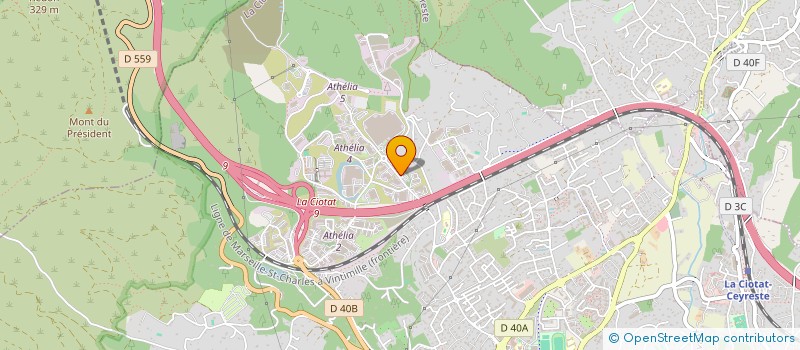 localisation de l'entreprise GROUPE JOLIA  LA CIOTAT