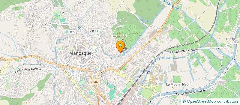 localisation de l'entreprise GROUPE JOSEPH BUISSON DES LIBRES PENSEURS DE MANOSQUE ET DES COMMUNES ENVIRONNANTES à MANOSQUE