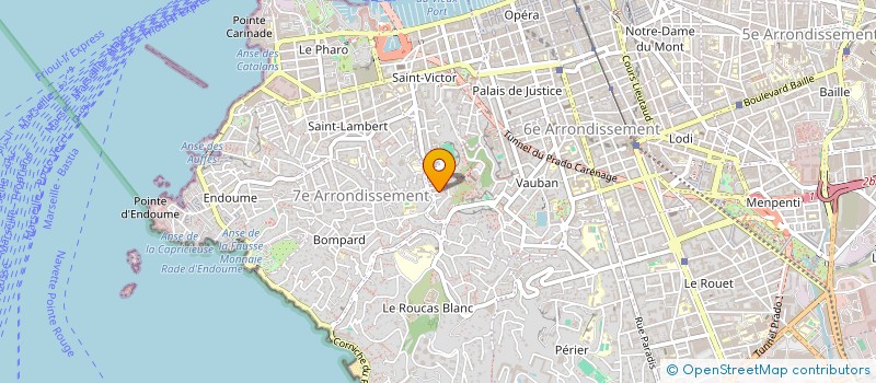 localisation de l'entreprise GROUPE JP BELLON à MARSEILLE