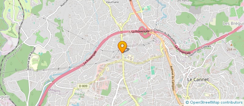 localisation de l'entreprise GROUPE JPAL  MOUGINS