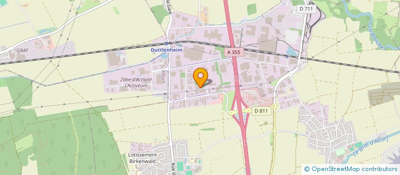 localisation de l'entreprise GROUPE JPE à DUTTLENHEIM