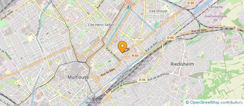 localisation de l'entreprise GROUPE JR  MULHOUSE