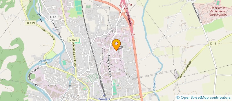 localisation de l'entreprise GROUPE JS à PAMIERS