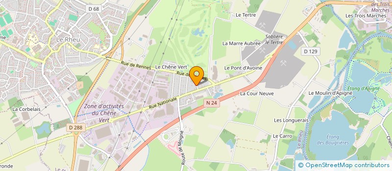 localisation de l'entreprise GROUPE JULES ISAAC  RENNES