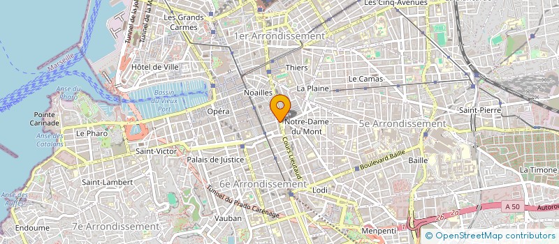 localisation de l'entreprise GROUPE JULIMMO  MARSEILLE