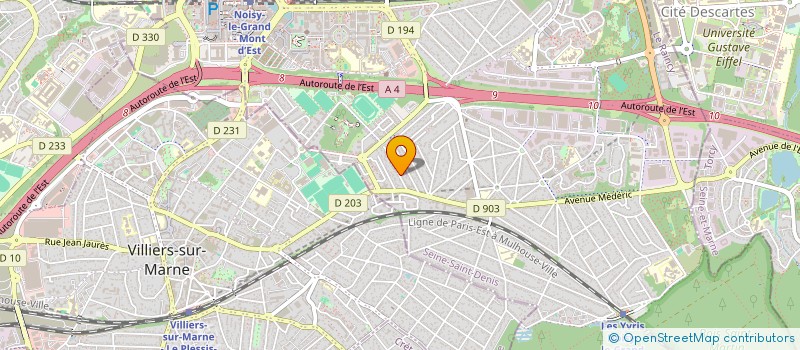 localisation de l'entreprise GROUPE JUVELEC  NOISY-LE-GRAND