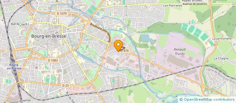 localisation de l'entreprise GROUPE K à BOURG-EN-BRESSE