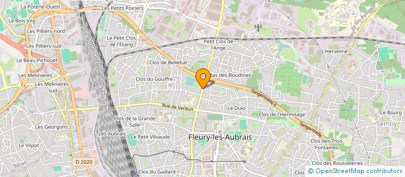 localisation de l'entreprise GROUPE K à FLEURY-LES-AUBRAIS