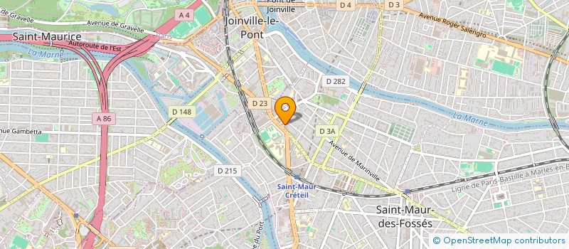 localisation de l'entreprise GROUPE K-BRAL HK à SAINT-MAUR-DES-FOSSES