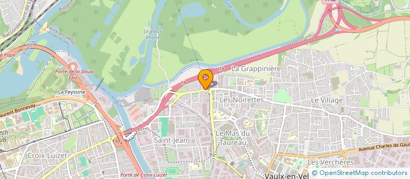 localisation de l'entreprise GROUPE K ET G à VAULX-EN-VELIN
