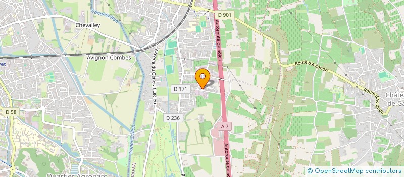 localisation de l'entreprise GROUPE K-MEL AUTO à MORIERES-LES-AVIGNON
