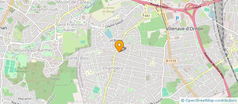 localisation de l'entreprise GROUPE K&S  BORDEAUX