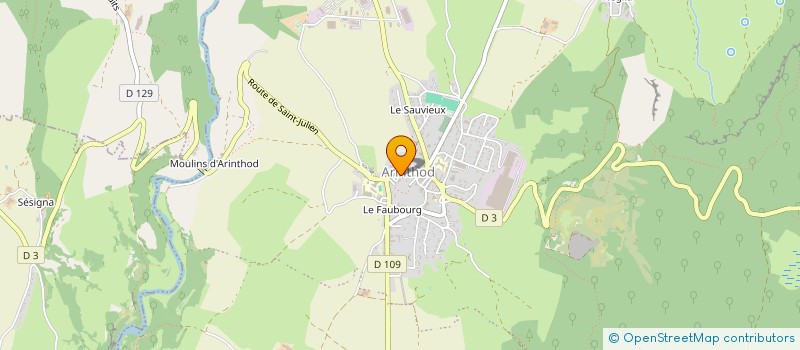localisation de l'entreprise GROUPE K2G CONCEPT à ARINTHOD
