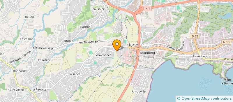 localisation de l'entreprise GROUPE KALI  BAIE-MAHAULT