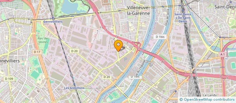 localisation de l'entreprise GROUPE KATELIAH à VILLENEUVE-LA-GARENNE