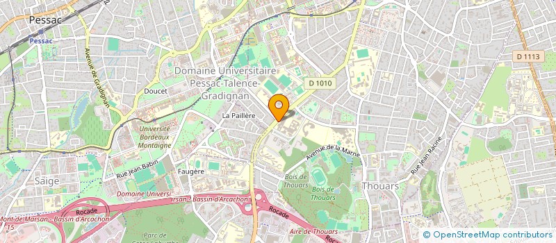 localisation de l'entreprise GROUPE KEDGE BUSINESS SCHOOL à TALENCE