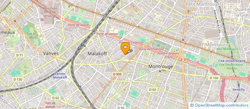 localisation de l'entreprise GROUPE KELIOS  MALAKOFF