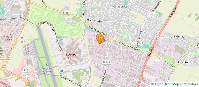 localisation de l'entreprise GROUPE KENA SECURITE PRIVEE  CHASSIEU