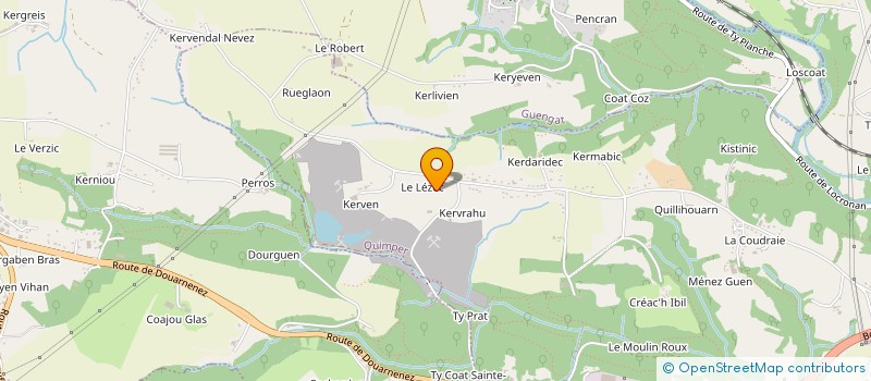 localisation de l'entreprise GROUPE KERNE à QUIMPER