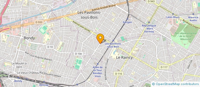 localisation de l'entreprise GROUPE KETCH à LES PAVILLONS-SOUS-BOIS