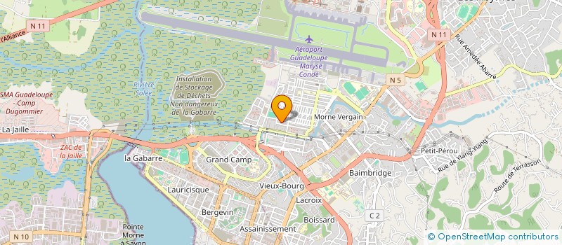 localisation de l'entreprise GROUPE KIDLAN JNO-MARIE  LES ABYMES