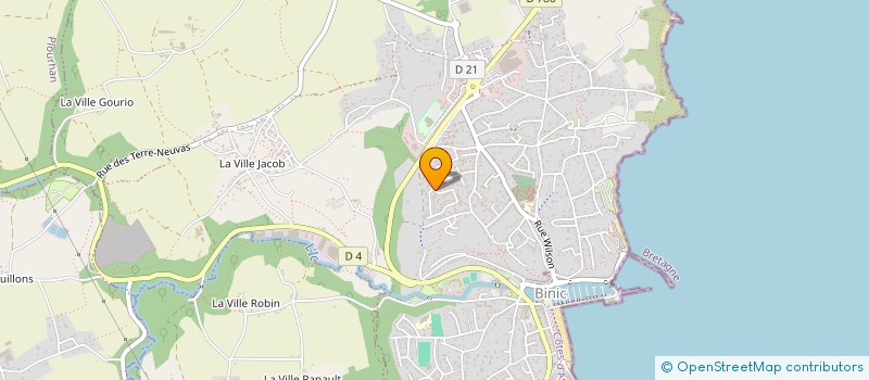 localisation de l'entreprise GROUPE KILIC à BINIC-ETABLES-SUR-MER