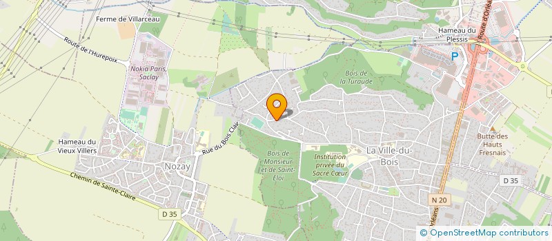 localisation de l'entreprise GROUPE KL2M à LA VILLE-DU-BOIS