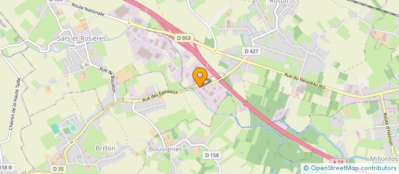 localisation de l'entreprise GROUPE KM  LANDAS