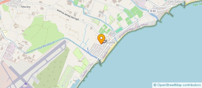 localisation de l'entreprise GROUPE KMDH à HYERES