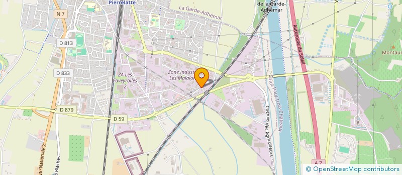 localisation de l'entreprise GROUPE KMK HOLDING  PIERRELATTE