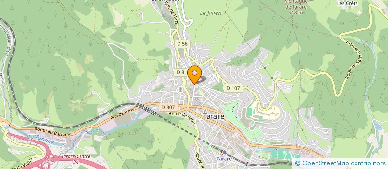 localisation de l'entreprise GROUPE KOSMOS  TARARE