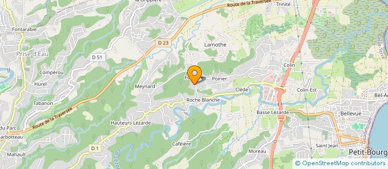 localisation de l'entreprise GROUPE KRIKEL SANTE  PETIT-BOURG