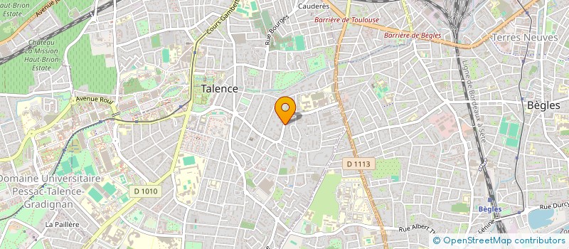 localisation de l'entreprise GROUPE L  TALENCE