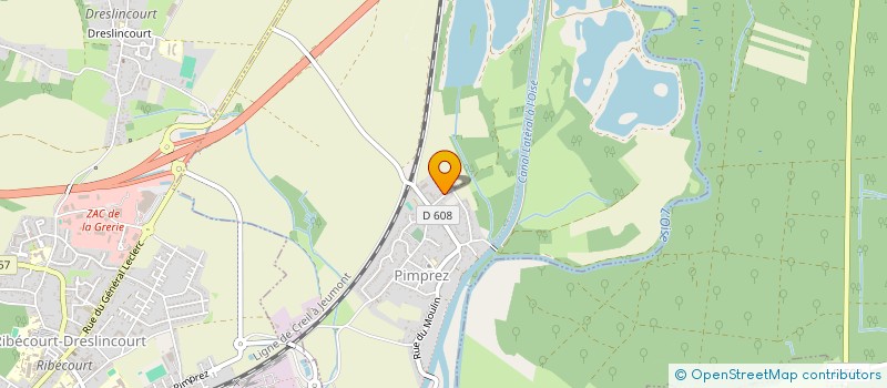 localisation de l'entreprise GROUPE L  PIMPREZ