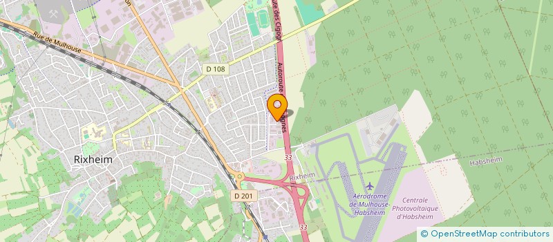 localisation de l'entreprise GROUPE L.A.  RIXHEIM