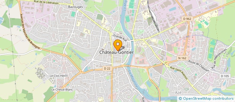 localisation de l'entreprise GROUPE L&B  CHATEAU-GONTIER-SUR-MAYENNE