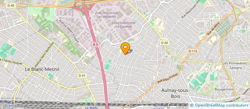 localisation de l'entreprise GROUPE L'EXELLENCE à AULNAY-SOUS-BOIS