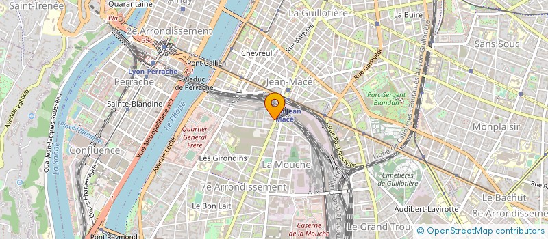 localisation de l'entreprise GROUPE L.I.P. à LYON