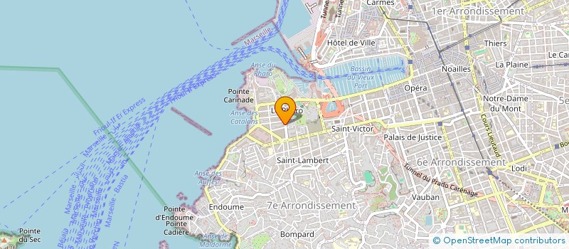 localisation de l'entreprise GROUPE L.T.A à MARSEILLE