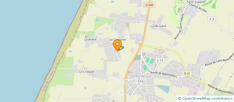 localisation de l'entreprise GROUPE LA  OCTEVILLE-SUR-MER